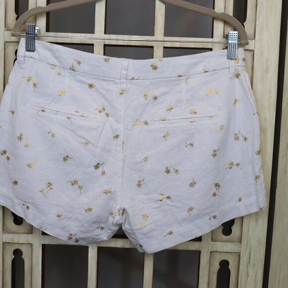 Old Navy White Linen Shorts 6 - Picture 2 of 5